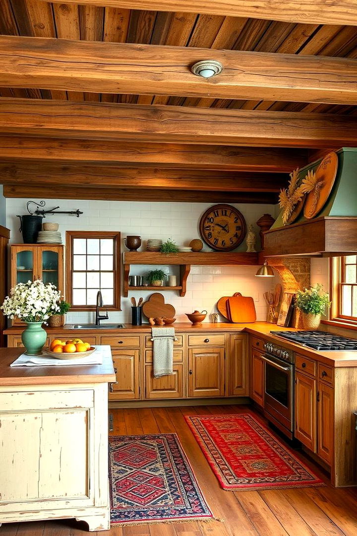Rustic Warmth and Charm - 22 Open Kitchen Ideas