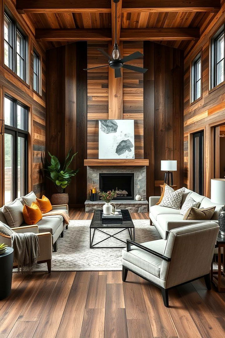 Rustic Warmth and Modernity - 22 Parlor Room Ideas