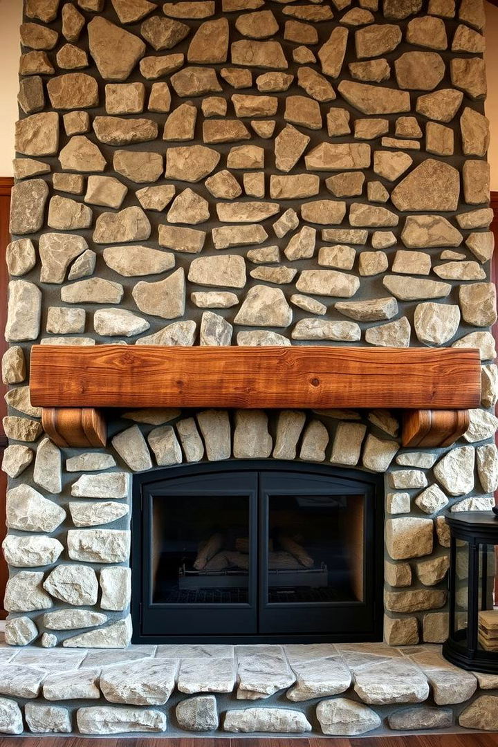 Rustic Warmth for Cozy Spaces - 22 Double-sided Fireplace Ideas