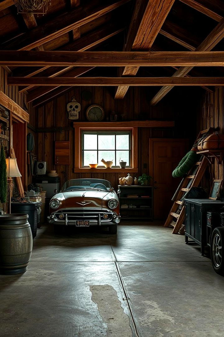 Rustic Warmth with Earth Tones - 22 Garage Wall Paint Ideas