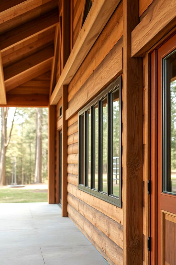 Rustic Wood Accents - 22 Pole Barn and Barndominium House Exteriors