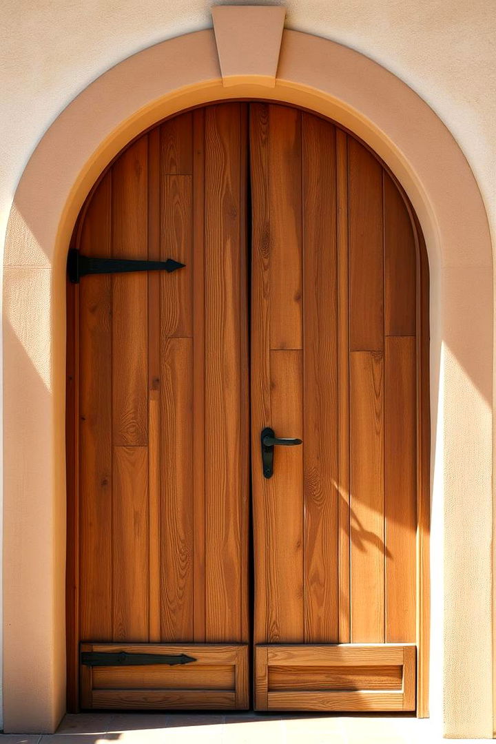 Rustic Wood Finishes - 22 Spanish Style Front Door Ideas