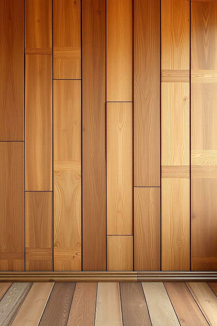 Rustic Wood Paneling - 22 Blank Wall Ideas