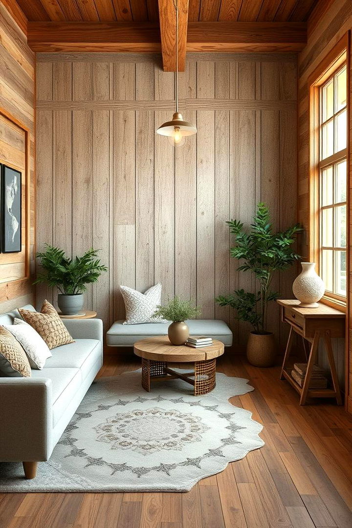 Rustic Wood Texture Accents - 22 Boys Room Paint Ideas