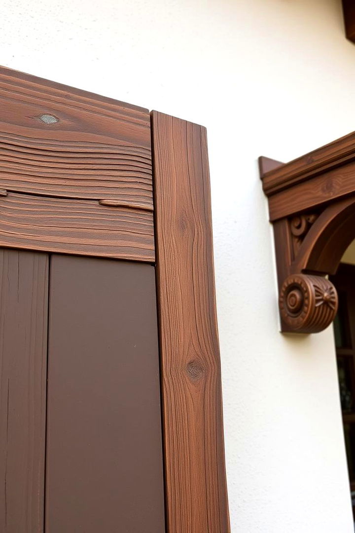 Rustic Wooden Accents - 22 spanish bungalow exterior ideas