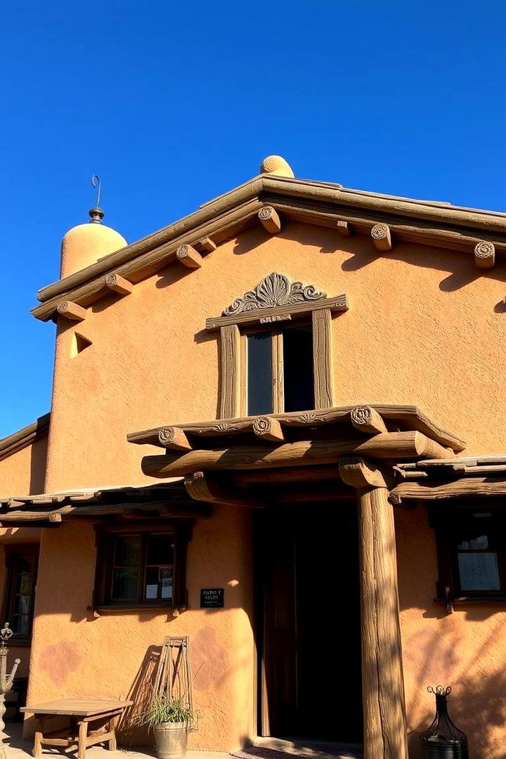 Rustic Wooden Accents - 22 Mexican Style House Design Ideas