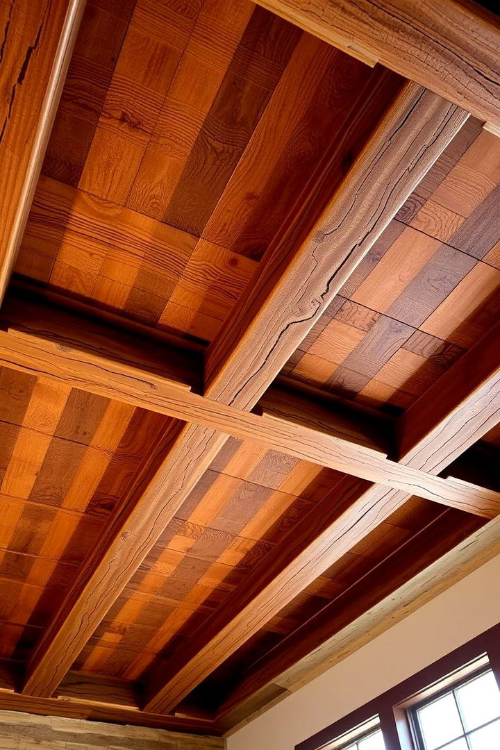Rustic Wooden Beam Elements - 22 Cathedral Ceiling Ideas
