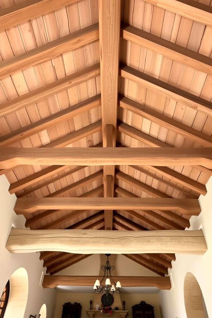 Rustic Wooden Beams - 22 Tuscan Living Room Ideas