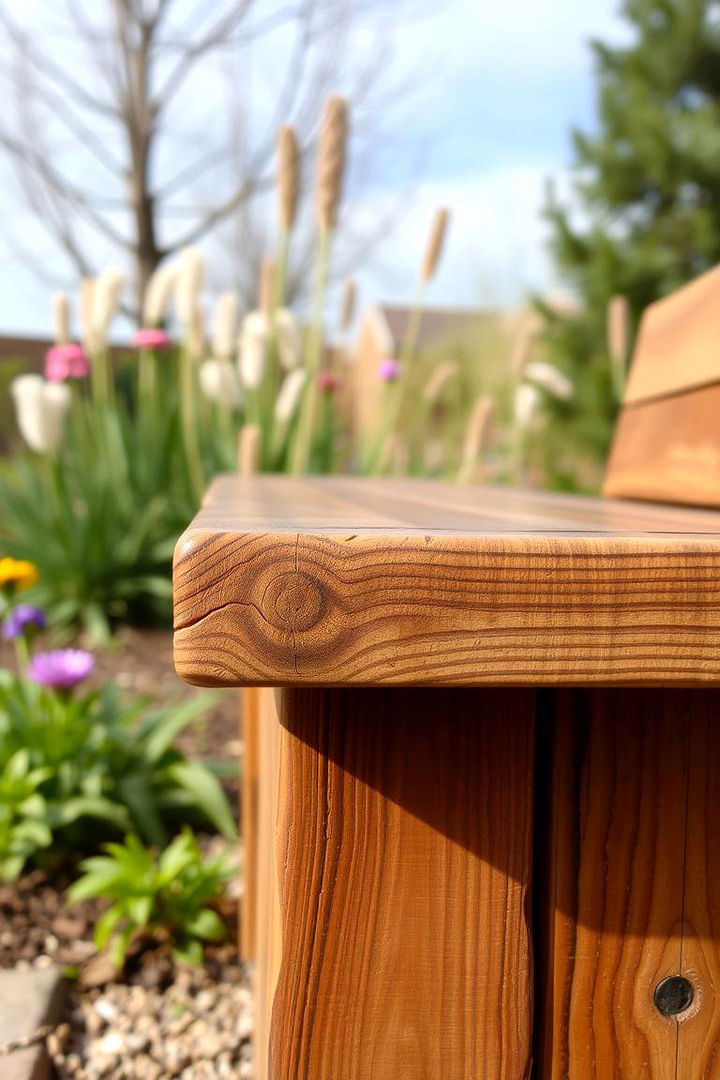 Rustic Wooden Benches - 22 Outdoor Decor Ideas