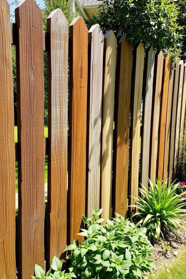 Rustic Wooden Charm - 22 Corner Fence Ideas