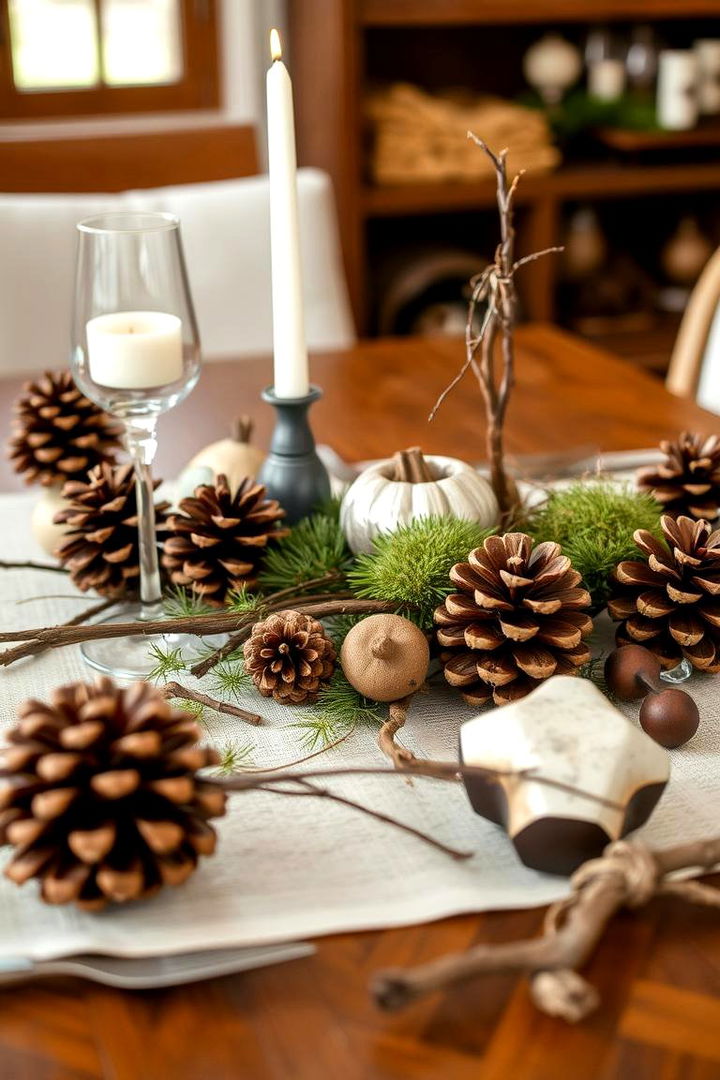 Rustic Woodland Charm Centerpiece - 22 Baby Shower Centerpiece Ideas