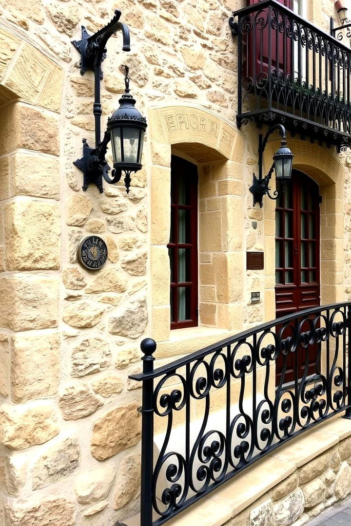 Rustic Wrought Iron Accents - 22 Spanish Mediterranean House Ideas