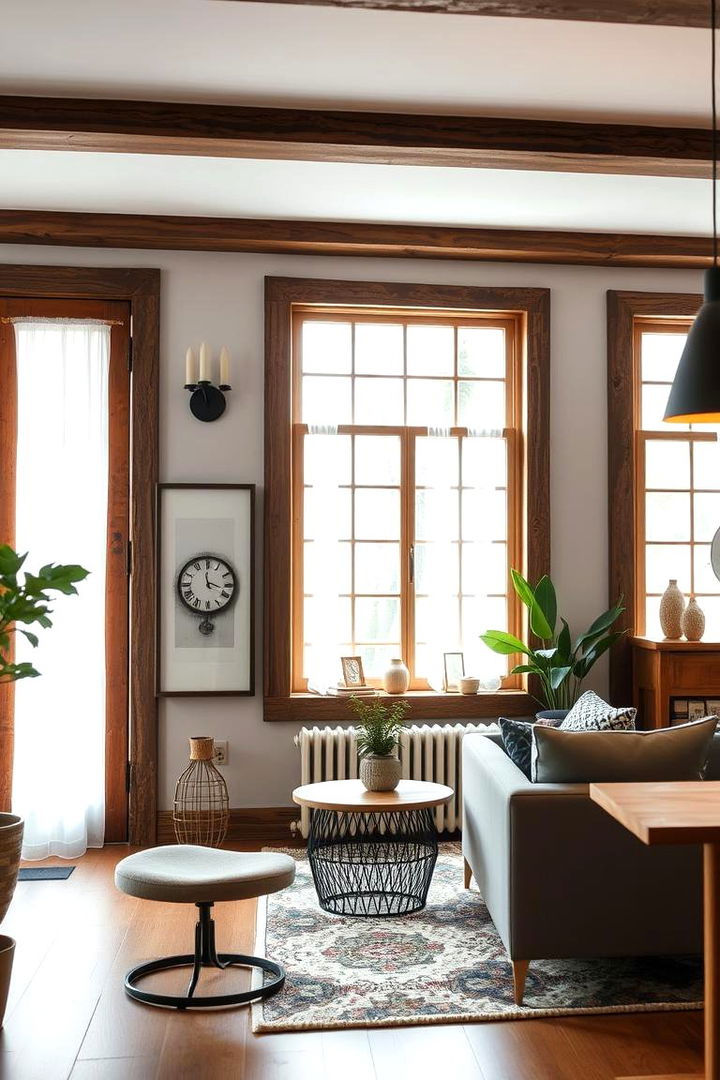 Rustic and Modern Fusion - 22 Family Picture Wall Ideas