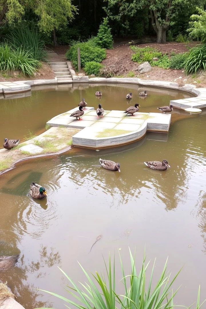 Safe Zones for Duck Families - 22 Duck Pond Ideas