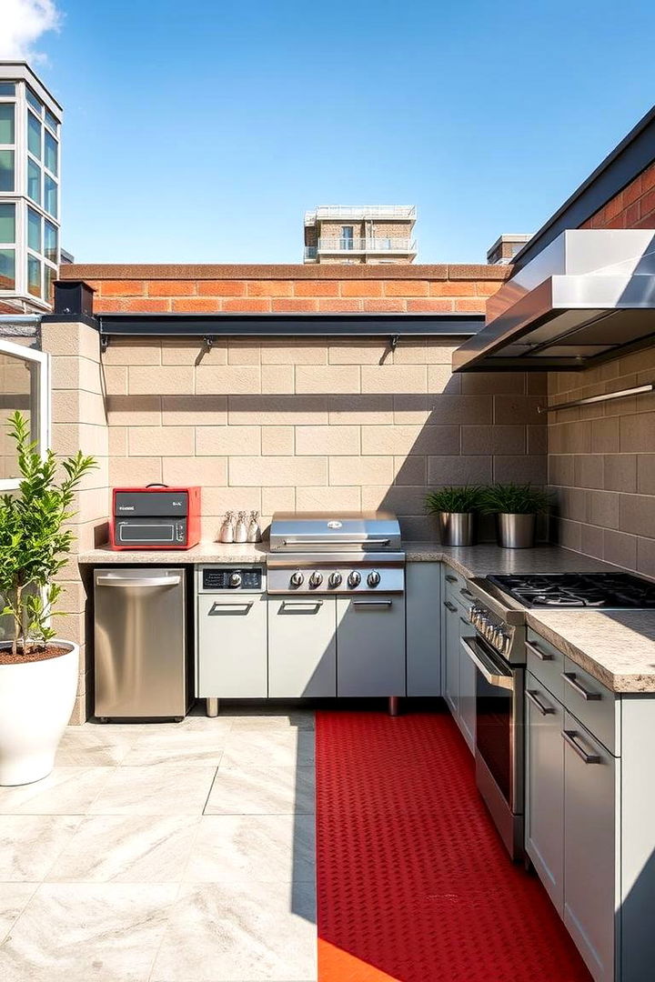 Safety First Cooking Spaces - 22 Rooftop Kitchen Ideas