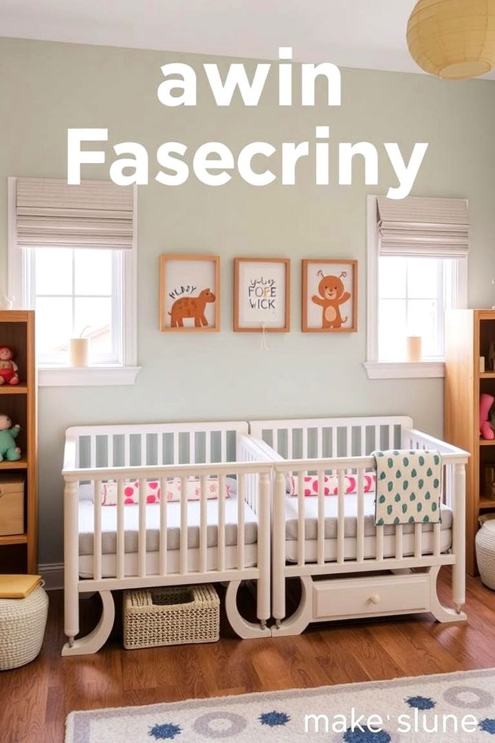 Safety and Accessibility Focus - 22 Twin Nursery Ideas