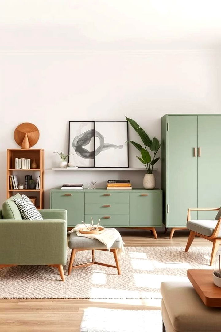 Sage Green Furniture for Sophisticated Style - 22 Sage Green Decor Ideas