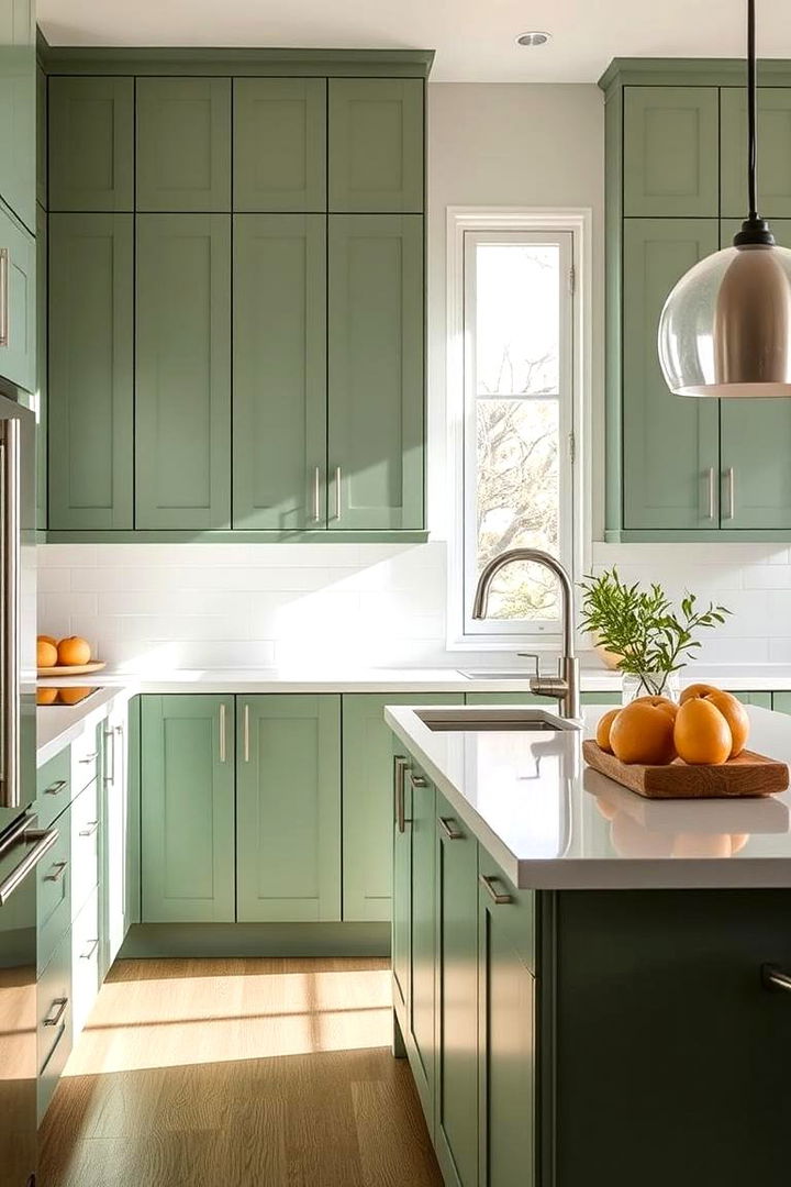 Sage Green Kitchen Cabinets for Culinary Serenity - 22 Sage Green Decor Ideas