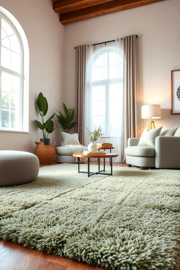 Sage Green Rugs for Warmth and Texture - 22 Sage Green Decor Ideas