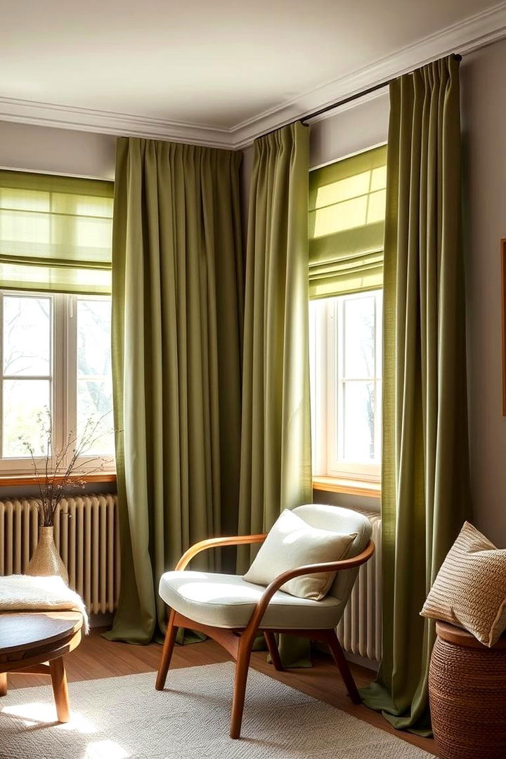Sage Green Window Treatments for Soft Elegance - 22 Sage Green Decor Ideas