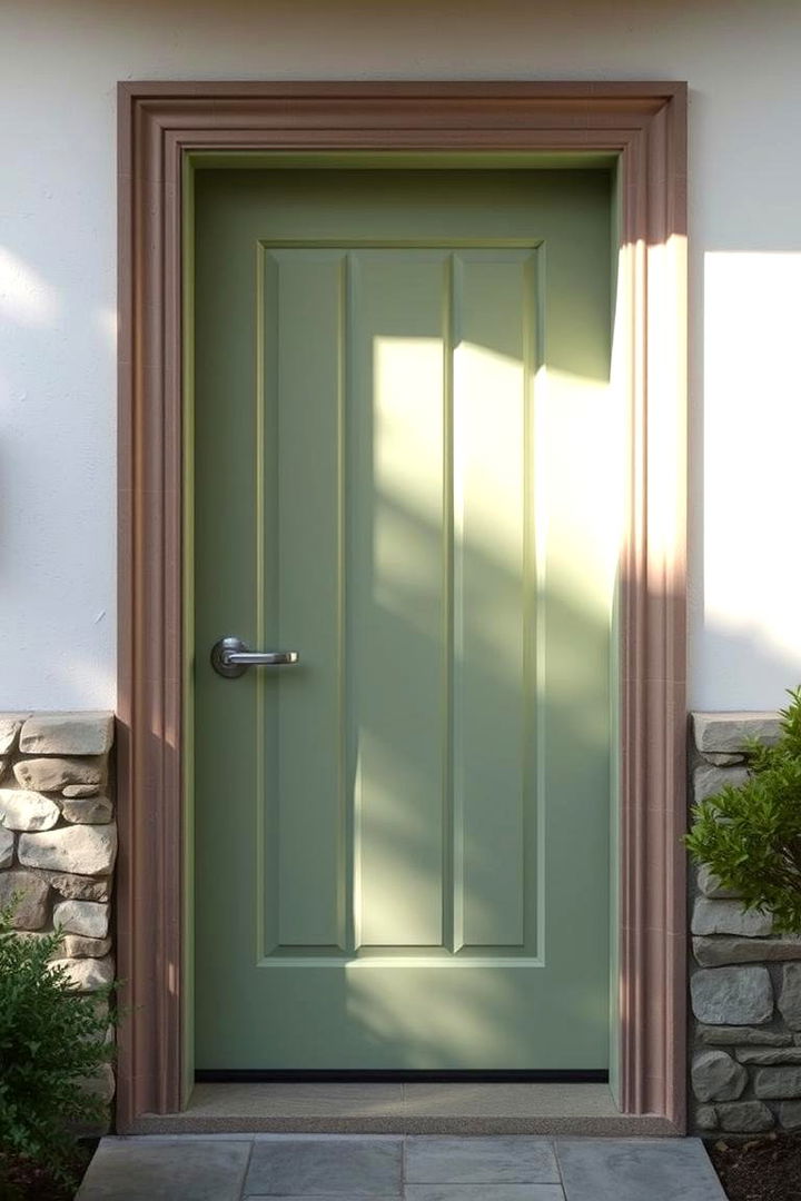 Sage Serenity - 22 Green Front Door Ideas