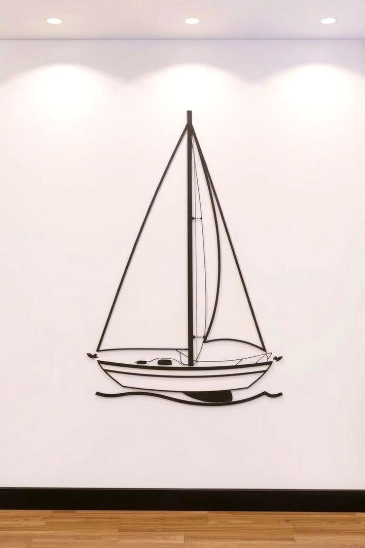 Sailboat Motif Elements - 22 Nautical Decor Ideas