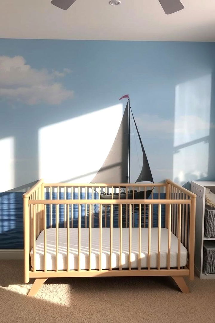 Sailboat Silhouettes - 22 Nautical Nursery Ideas