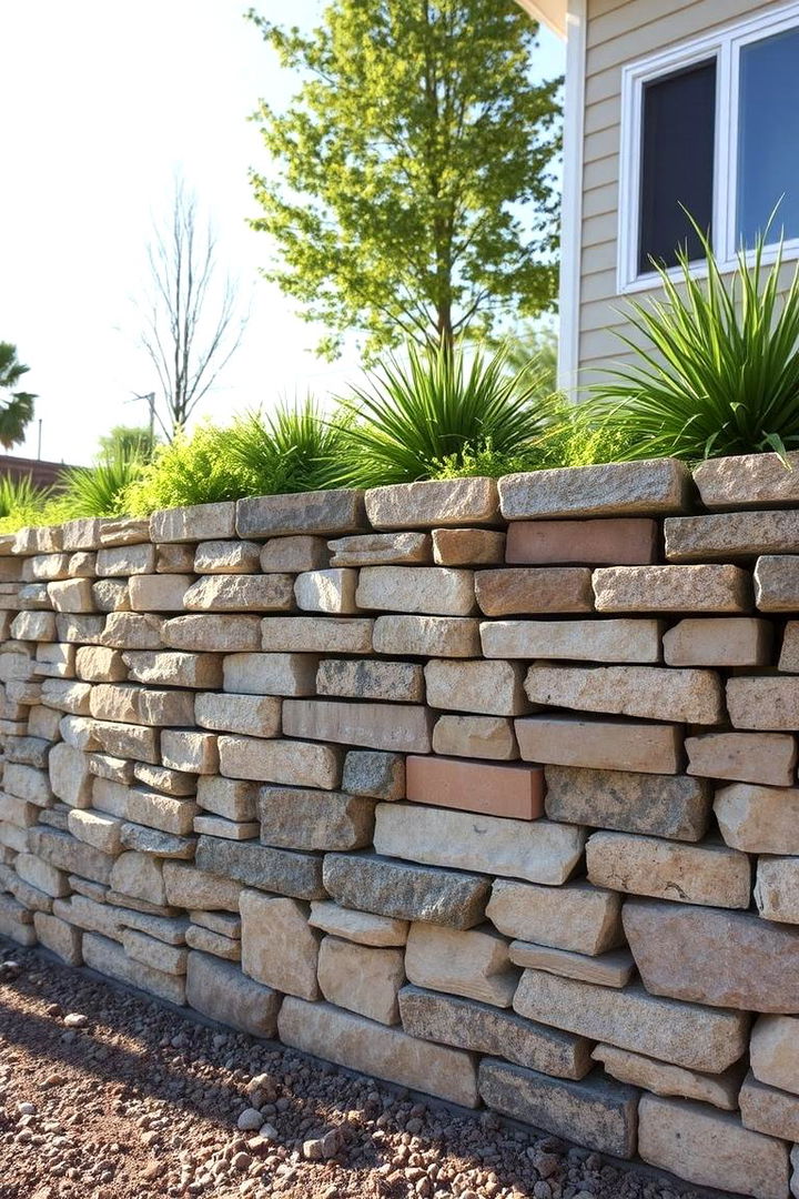 Salvaged Material Innovations - 22 Inexpensive Retaining Wall Ideas