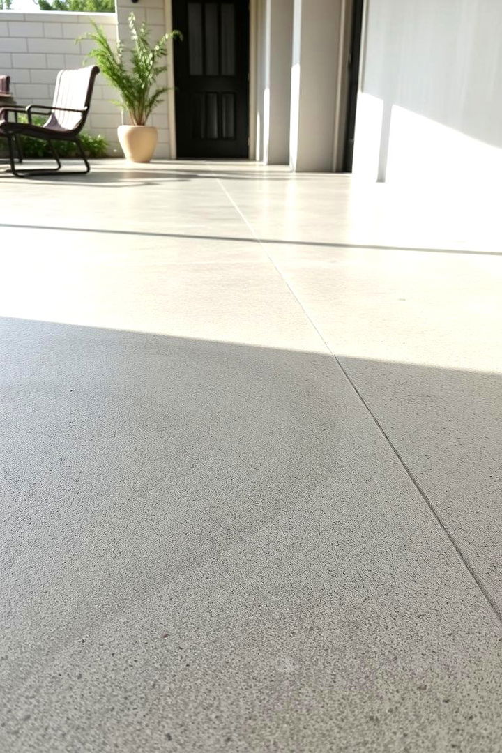 Sand Blasted Concrete Finishes - 22 Types of Concrete Floor Finishes
