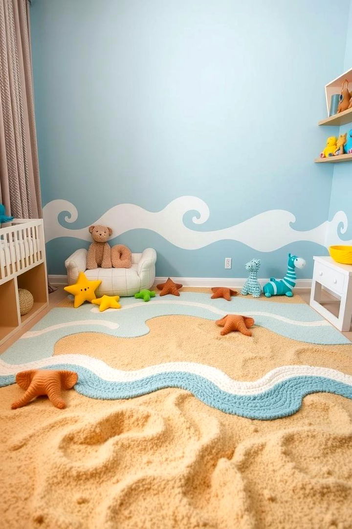 Sand and Surf Play Area - 22 Ocean-themed Nursery Ideas