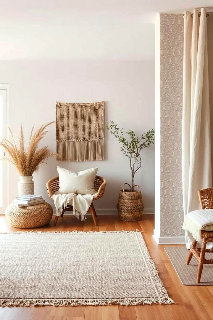 Sandy Toned Rugs and Textiles - 22 Coastal Decor Ideas