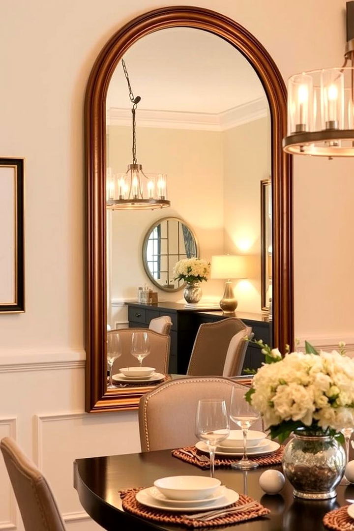 Scaled Proportions - 22 Dining Room Mirror Ideas
