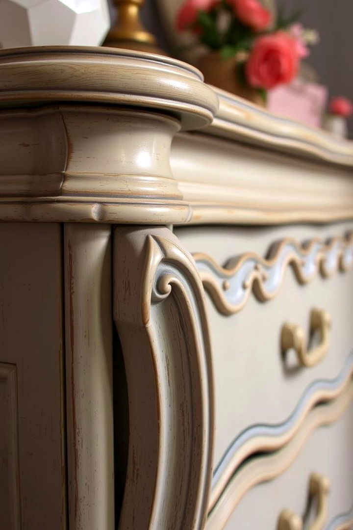 Scalloped Furniture Finishes - 22 Grandmillennial Style Bedroom Ideas
