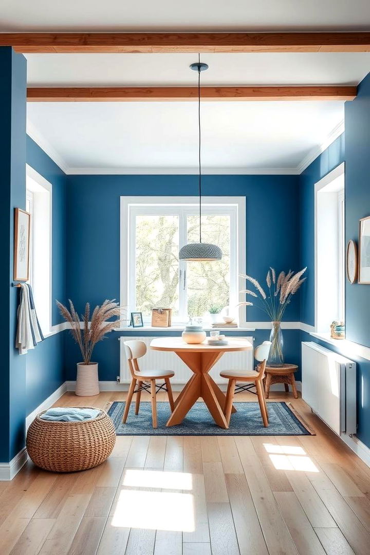 Scandinavian Blue and White Style - 22 Blue and White Decor Ideas
