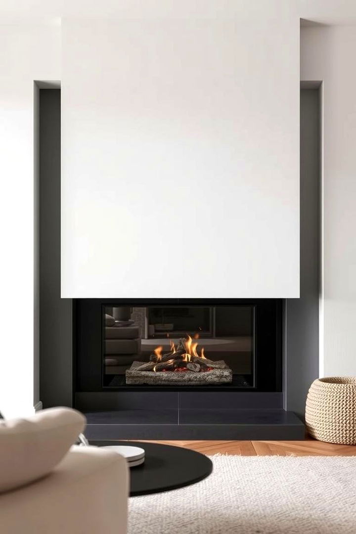 Scandinavian Chic with Matte Finishes - 22 Scandinavian Fireplace Ideas