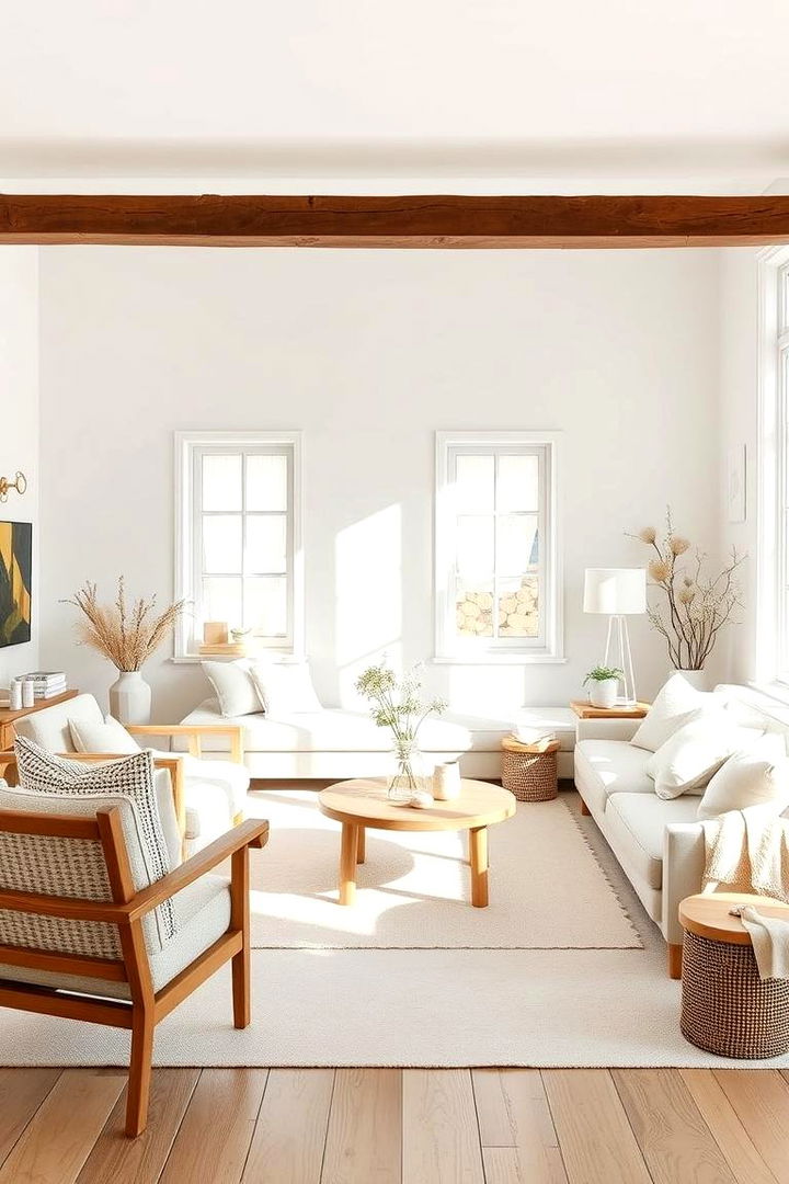 Scandinavian Inspired Calm - 22 Cream Living Room Ideas
