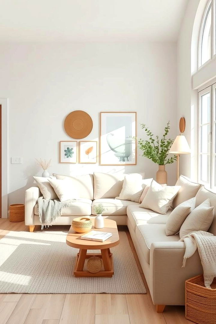 Scandinavian Inspired Comfort - 22 Beige Couch Living Room Ideas