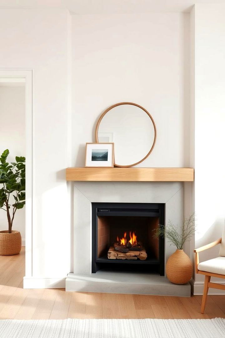 Scandinavian Inspired Corner Design - 22 Corner Fireplace Ideas