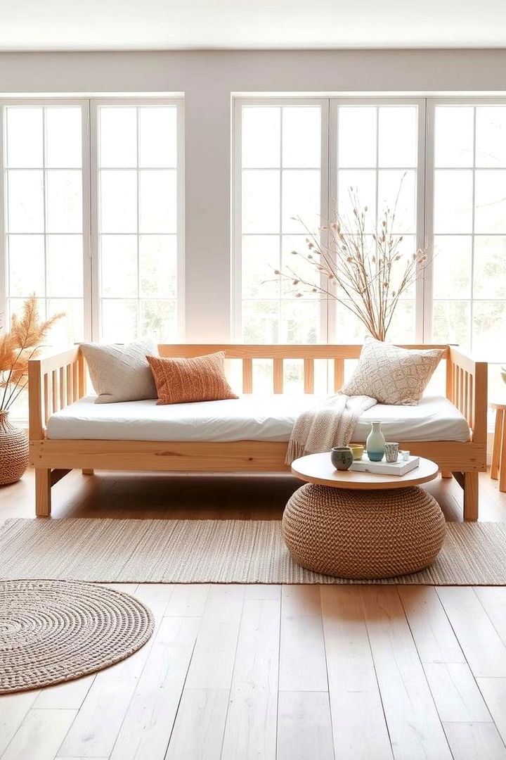 Scandinavian Inspired Daybed - 22 Daybed Ideas for Small Spaces