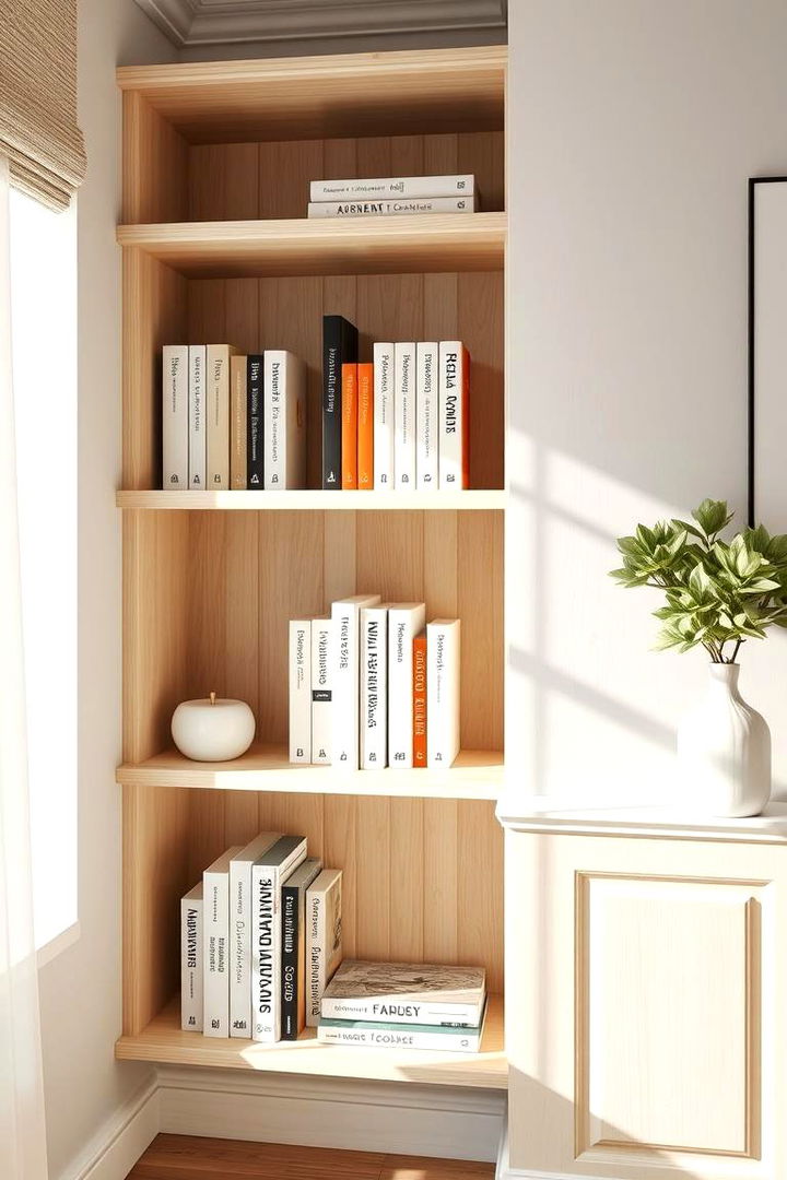 Scandinavian Inspired Design - 22 Corner Bookshelf Ideas