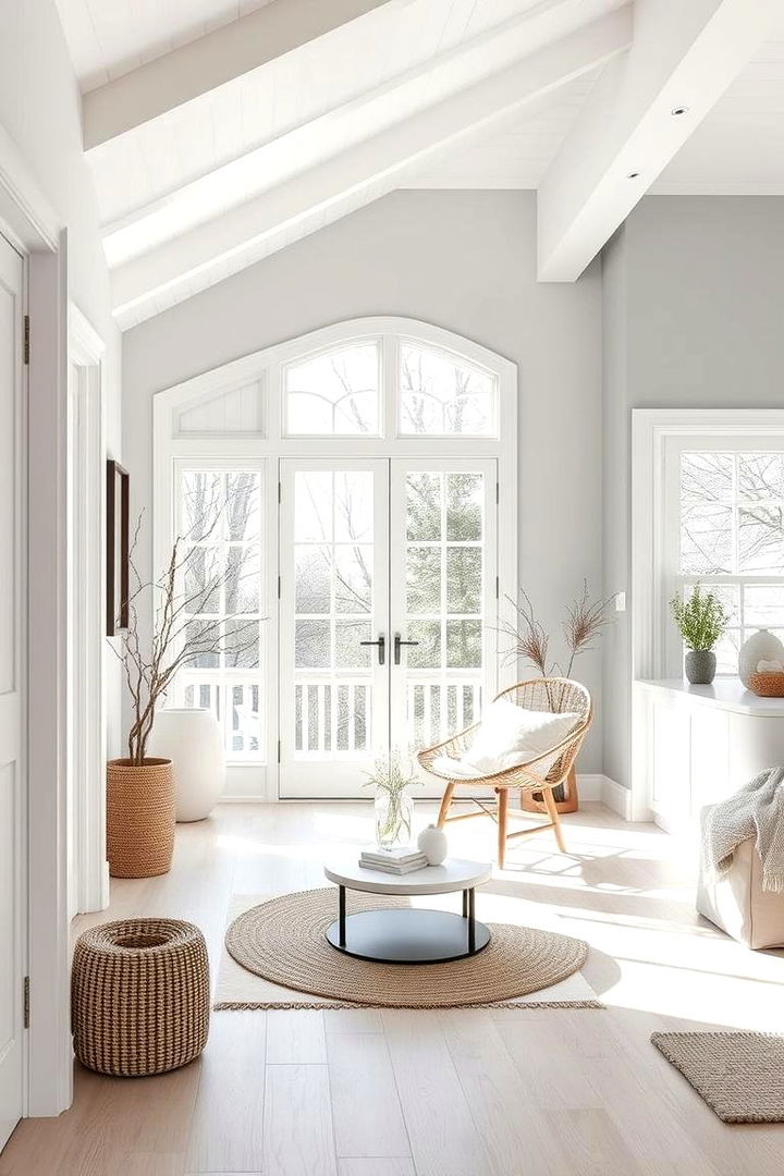 Scandinavian Inspired Serenity - 22 Light Grey House With White Trim Design Ideas