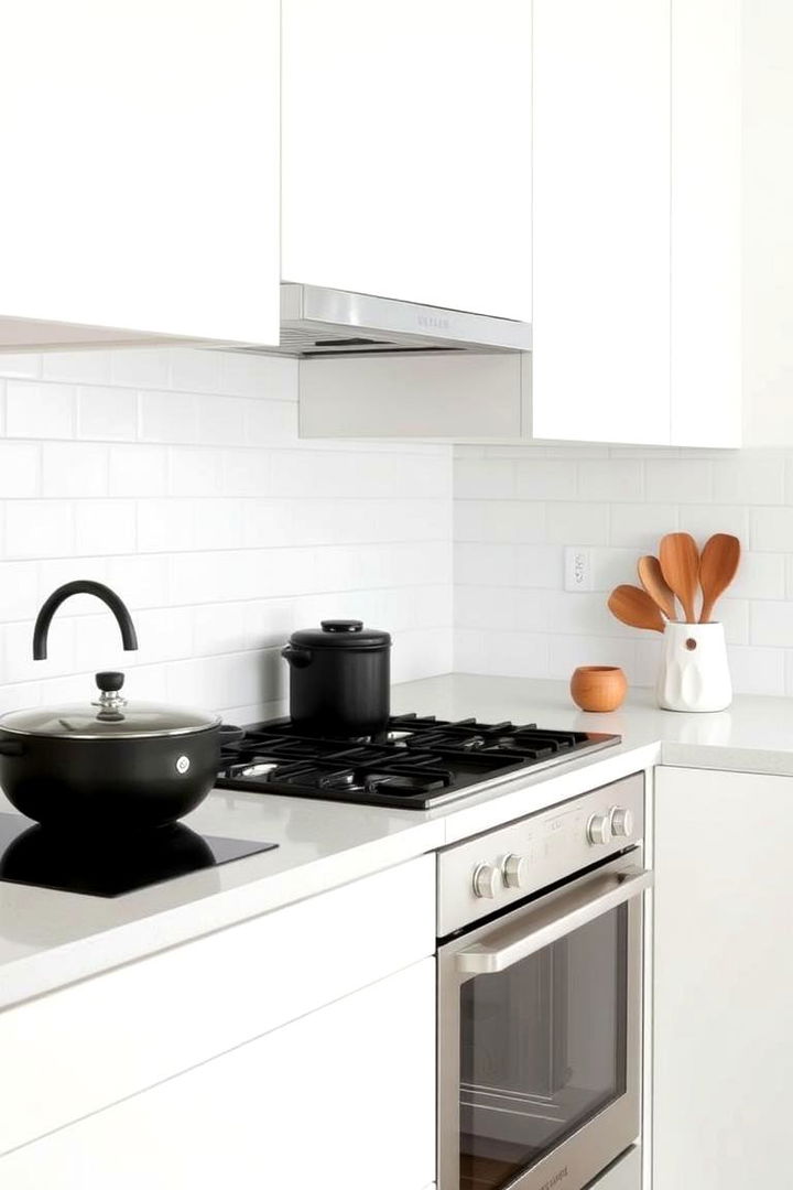 Scandinavian Inspired Simplicity - 22 Black and White Kitchen Backsplash Ideas