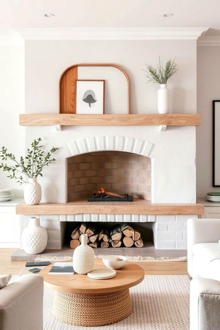 Scandinavian Inspired Simplicity - 22 Living Room Fireplace Ideas