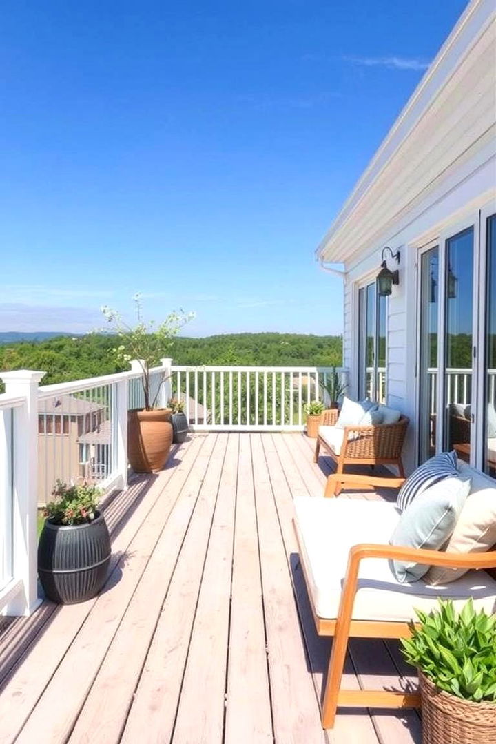 Scandinavian Light Filled Deck - 22 2nd Floor Deck Ideas