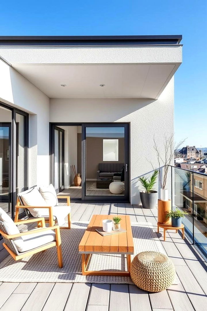 Scandinavian Minimalism - 22 Balcony Ideas