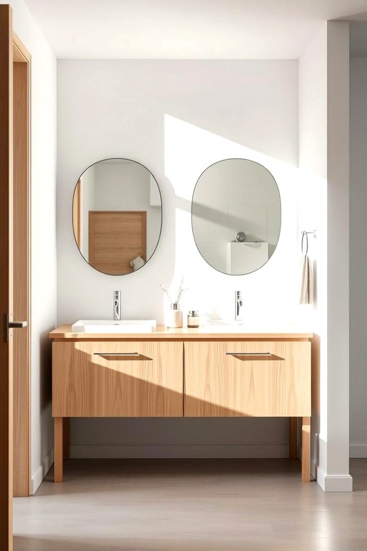 Scandinavian Minimalism - 22 Double Vanity Bathroom Ideas