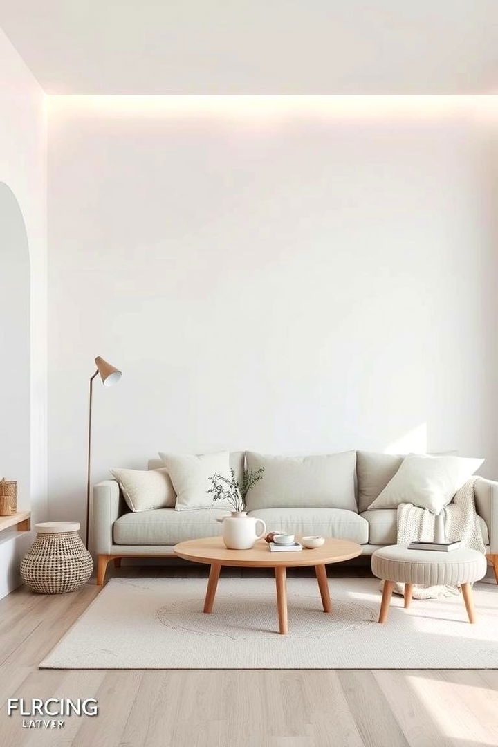 Scandinavian Minimalist Accent - 22 Tv Accent Wall Ideas