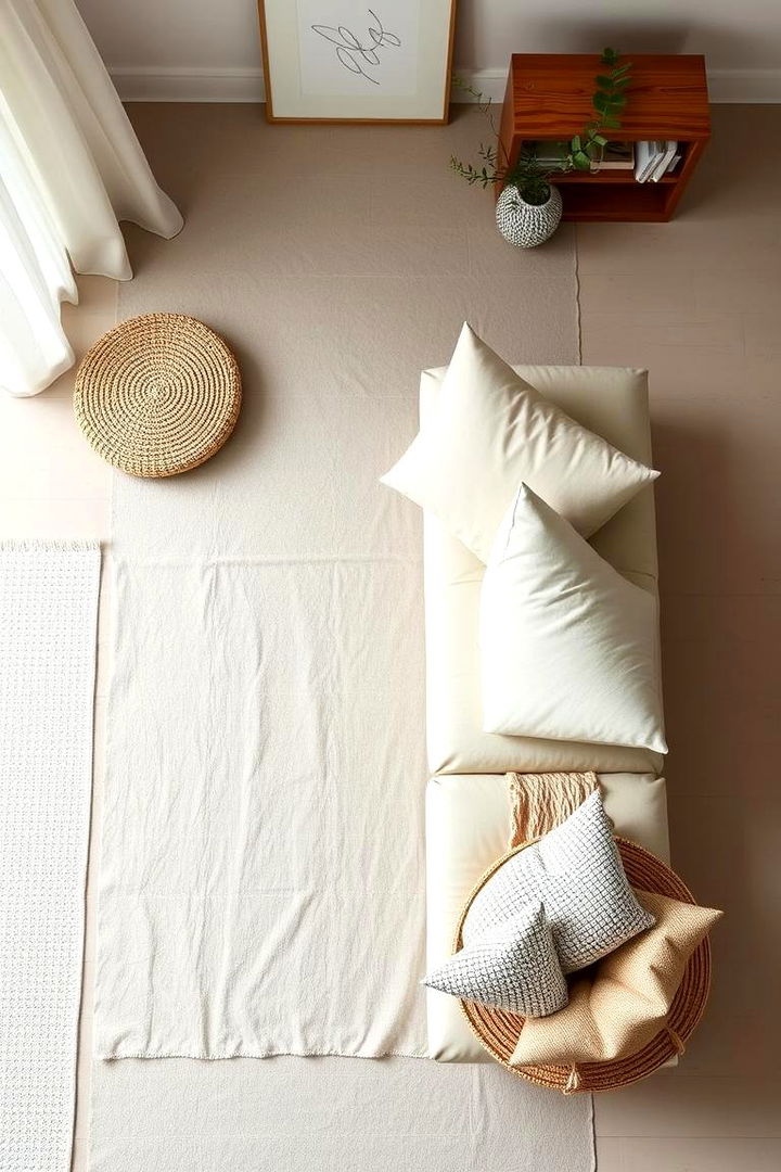 Scandinavian Minimalist Floor Seating - 22 Floor Seating Ideas