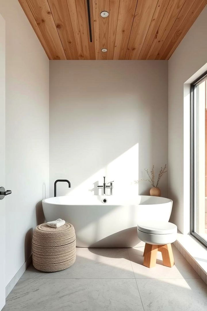 Scandinavian Minimalist Serenity - 22 Large Bathroom Ideas
