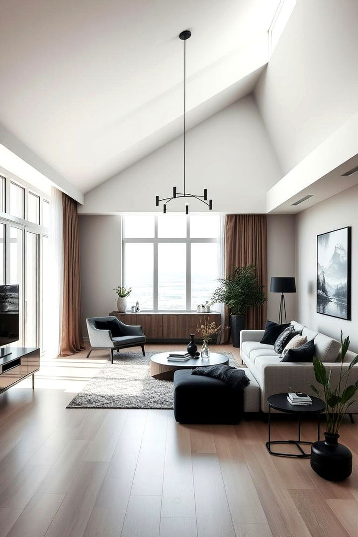 Scandinavian Noir Fusion - 22 Black Living Room Ideas